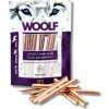 Pamlsek pro psa WOOLF Soft Lamb and Cod Sandwich LONG 100 g