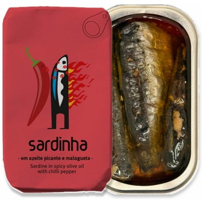 A Banca da Sardinha Sardinky v olivovém oleji s citronem 120 g – Zboží Dáma