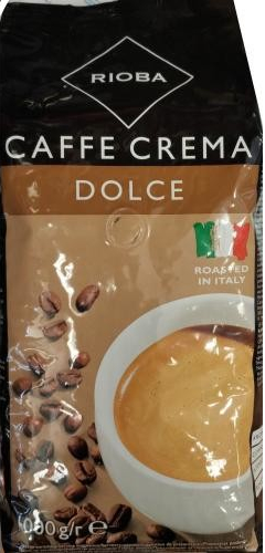 Rioba CAFFE CREMA DOLCE zrnková Káva 1 kg od 289 Kč - Heureka.cz