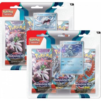 Pokémon TCG Paradox Rift 3 Pack Blister Booster