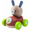 Auta, bagry, technika Plan Toys závodní auto s králíčkem