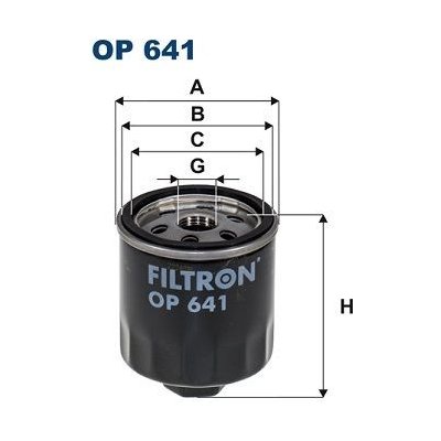 Olejový filtr FILTRON OP 641 – Zboží Mobilmania