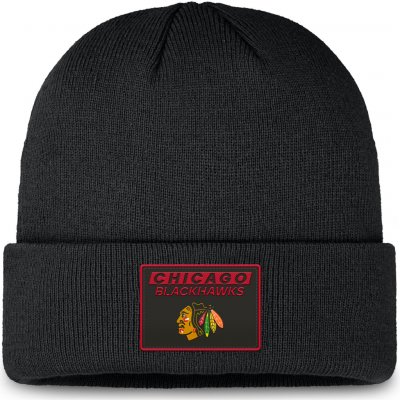 Fanatics pánská zimní čepice Chicago Blackhawks Authentic Pro Rink Prime Cuffed beanie – Hledejceny.cz