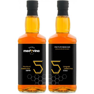 Medovina Elisa dárek k 55. narozeninám 11% 2 x 0,5 l – Sleviste.cz