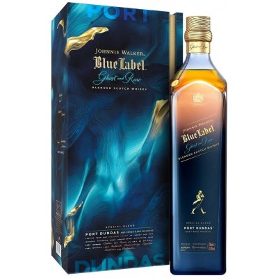 Johnnie Walker Blue Label Ghost and Rare Port Dundas 43% 0,7 l (kazeta)