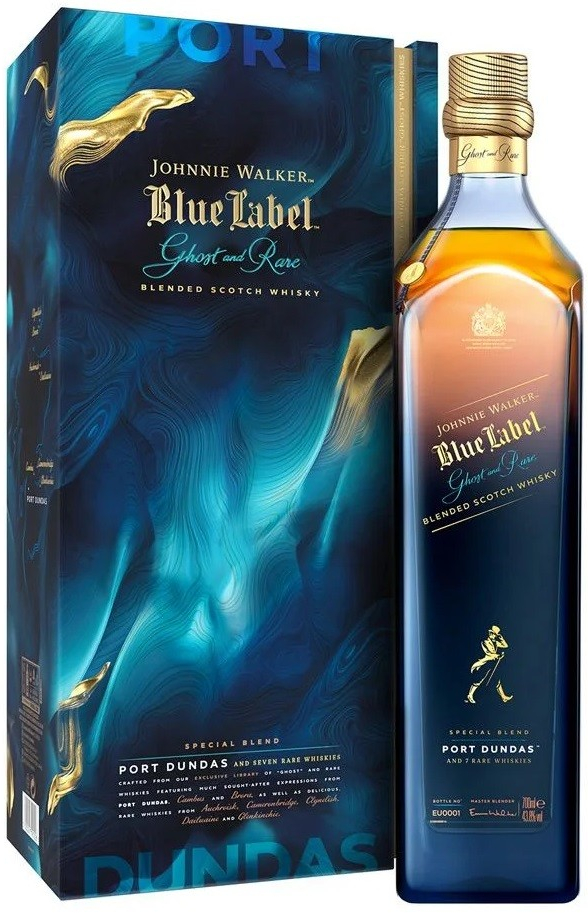 Johnnie Walker Blue Label Ghost and Rare Port Dundas 43% 0,7 l (kazeta)