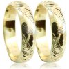 Prsteny Zlatnictví Zlatíčko Zlaté snubní prsteny 04.K5