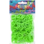 RAINBOW LOOM Original gumičky 300 kusov neónovo zelené – Zboží Dáma