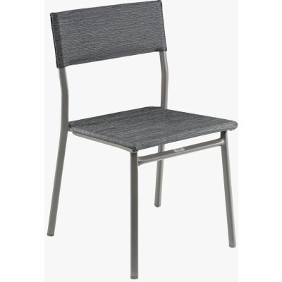 Lafuma MOBILIER židle ORON BatylineDUO barva rámu: šedá Titane barva tkaniny: šedá Obsidian – Zboží Mobilmania