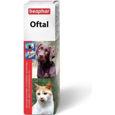 Beaphar Oftal Oční kapky k ošetření očí 50 ml