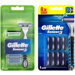 Gillette Sensor3 + 6 ks hlavic – Zbozi.Blesk.cz