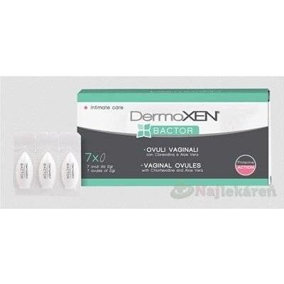 DermoXEN Bactor vaginální globule 7 ks – Zboží Dáma