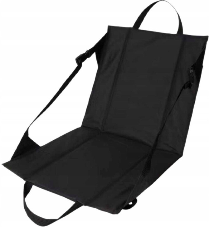 Textilomanie Turistická skládací židle VENTO 38 cm, černá