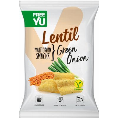 FreeYu Lentil multigrain snack Green Onion 70 g