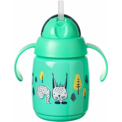 Tommee Tippee netekoucí hrnek Superstar s brčkem Green 300 ml – Zbozi.Blesk.cz