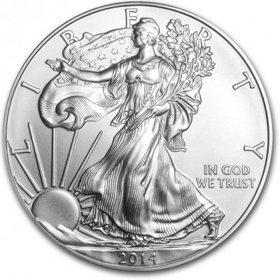 UNITED STATES MINT Stříbrná mince American Eagle 1 Oz 2014