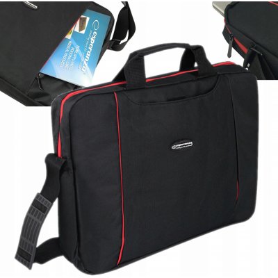 Esperanza Taška na notebook 15,6" SALERNO, černá ET192 – Zboží Živě