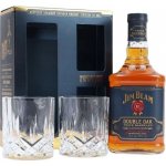 Jim Beam Double Oak 43% 0,7 l (dárkové balení 2 sklenice) – Hledejceny.cz