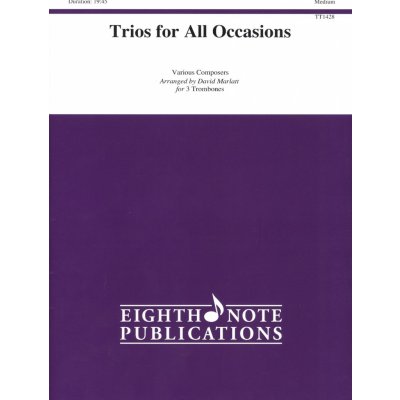 Trios for All Occasions / 14 skladeb pro 3 trombony pozouny