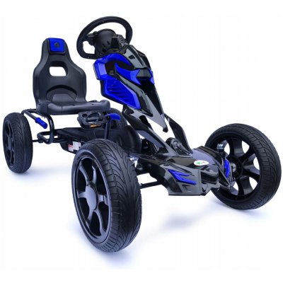 Joy4kids Šlapací motokára modrá – Zboží Mobilmania