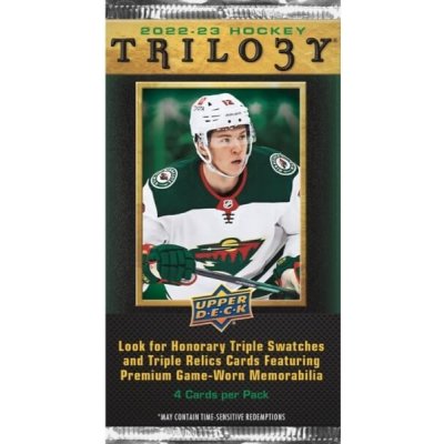 Upper Deck 2022-2023 NHL Trilogy balíček hokejové karty