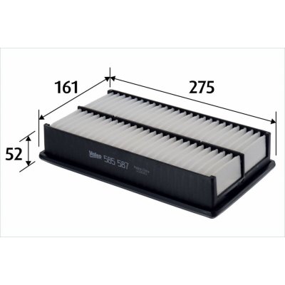 Vzduchový filtr VALEO 585587 – Hledejceny.cz