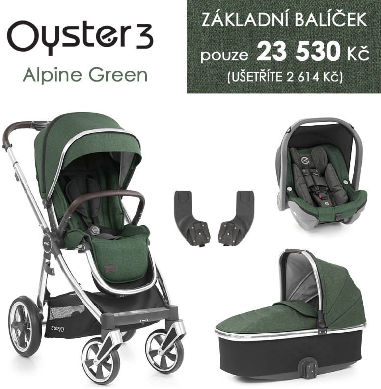 BabyStyle Oyster3 set 4 v 1 Alpine Green 2021