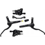 Shimano Brzda kotoučová MT200 černá, přední + zadní komplet bez kotoučů / černé hadice (za – Zboží Dáma