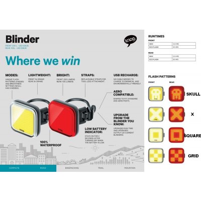 Knog Blinder zadní X – Zboží Dáma