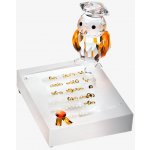 Skleněná figurka Dárek k promoci, sova z českého křišťálu Preciosa – Hledejceny.cz