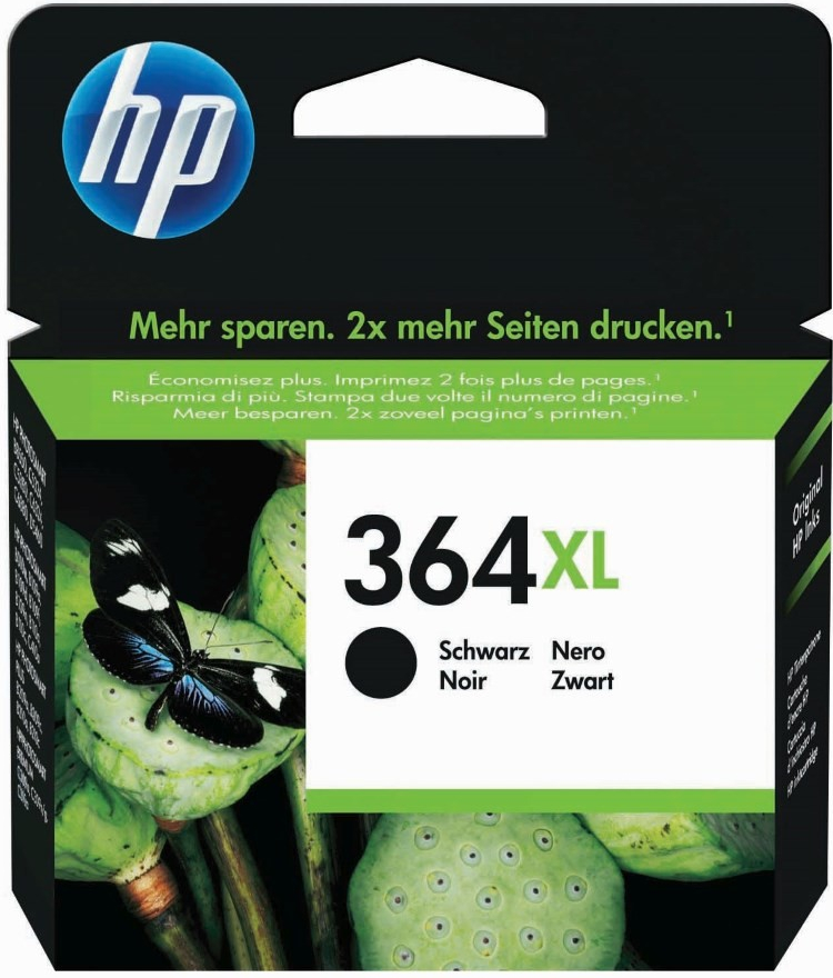 HP 364XL originální inkoustová kazeta černá CN684EE