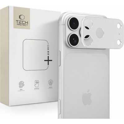 Ochranný kryt pro iPhone 18 Pro Tech-Protect Camalloy Fit+, stříbrný – Hledejceny.cz