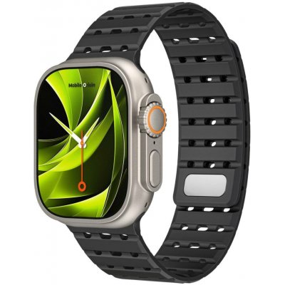 Mobile Origin Magnetický řemínek pro Apple Watch 44 / 45 / 46 / 49mm, Černá AWMS-01-BLK – Zboží Živě