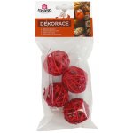 Dekorace Lata Ball žlutý 4 cm 4 kusy – Hledejceny.cz