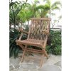 Zahradní židle a křeslo Zahradní skládací židle s područkami IVORY