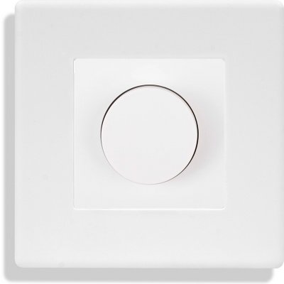 Smartvypínače Stmívač Poly, plastový rámeček, bílá K114-B – Sleviste.cz