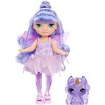 MGA Rainbow High Malá sestřička víla Amethyst Purple – Zboží Dáma