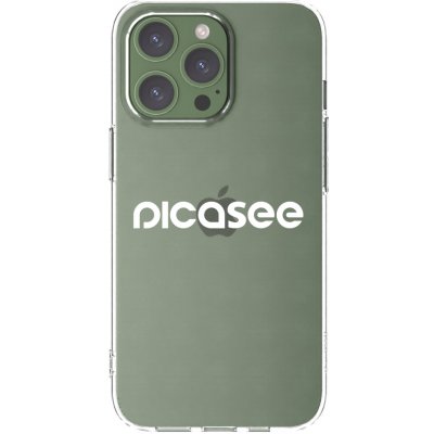 Picasee silikonový průhledný obal pro Apple iPhone 13 Pro - Picasee - new logo - white – Zboží Mobilmania