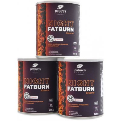 Natures Finest Nutrisslim Night fat burn extreme 3 x 125 g – Hledejceny.cz
