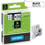 Dymo 40913 černý tisk/bílý podklad, 7m, 9mm – HobbyKompas.cz