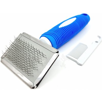 Bubu pets Kartáč vyčesávací se zahnutými drátky S 6 x 4,5 x 16 cm – Zboží Dáma