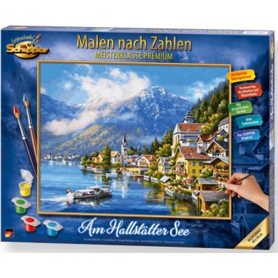 Schipper Malování podle čísel Na jezeře Hallstatt Am Hallstätter See 40 x 50 cm – Sleviste.cz