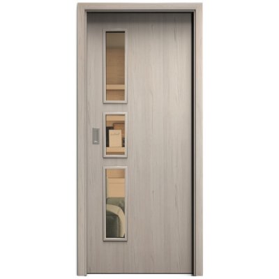 Sapeli Elegant Komfort M33 posuvné borovice bílá 110 x 197 cm Planibel bronz – Hledejceny.cz