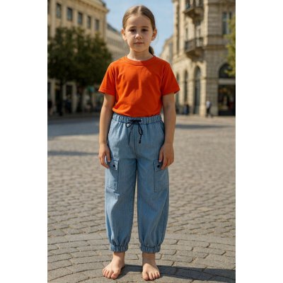 Takoy Elektronický PDF střih dětské cargo kalhoty s kapsami Harper-134-152 – Hledejceny.cz