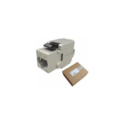 Solarix MULTIPACK 24 ks - keystone CAT5E STP RJ45 samořezný SXKJ-5E-STP-BK-SA – Zboží Živě