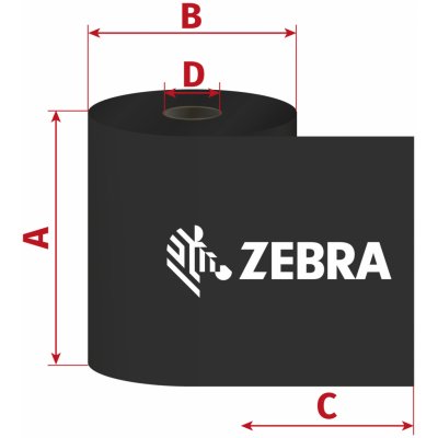 Páska Zebra 110mm x 450m, TTR, vosk 01600BK11045 – Zboží Mobilmania