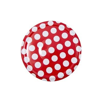 Víčko ¤82mm Twist 10ks červené PUNTÍK RSB klik – Hledejceny.cz