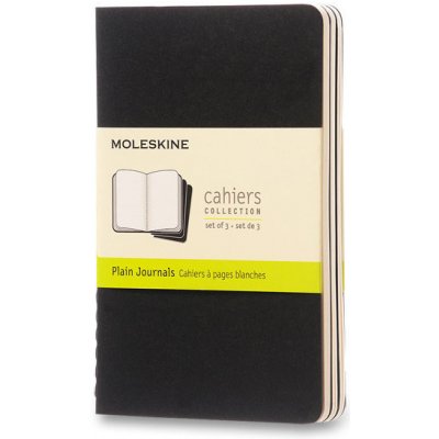 Moleskine Sešity Cahier černý A6 čistý, 32 listů – Zboží Živě