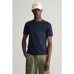 Gant tričko CONTRAST LOGO SS T-SHIRT S modrá