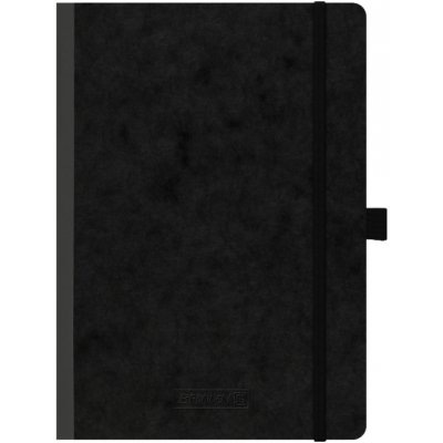 BRUNNEN Zápisník tečkovaný A5 černý s gumičkou – Zboží Mobilmania